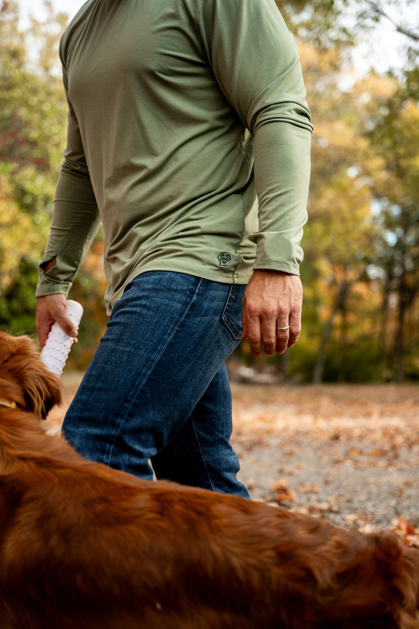 Bamboo Long Sleeve Tee - Olive