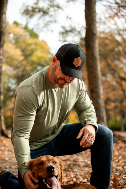 Bamboo Long Sleeve Tee - Olive