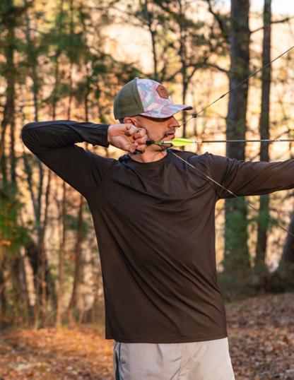 Bamboo Long Sleeve Tee - Obsidian